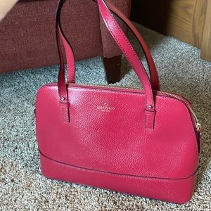 Red Kate Spade large purse